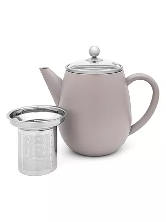 BREDEMEIJER | Teekanne Duet® EVA 1,1l Rusty-Brown | hellgrau